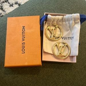 Louis Vuitton GM hoop earrings